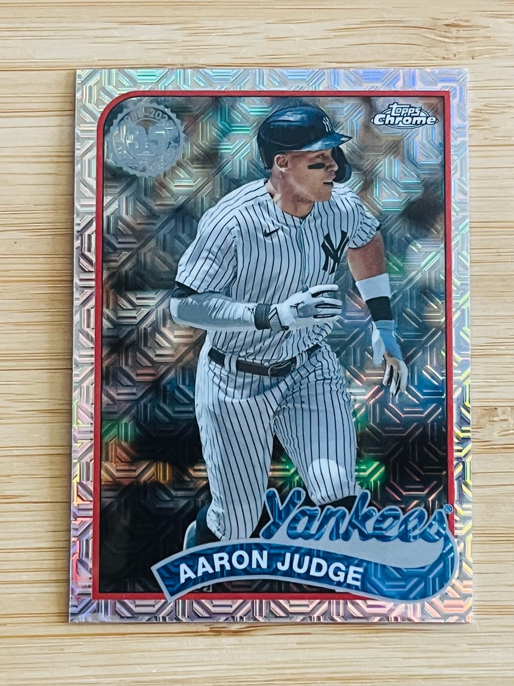 AARON JUDGE 2024 Topps Chrome 1989 Silver Pack Mojo Refractor